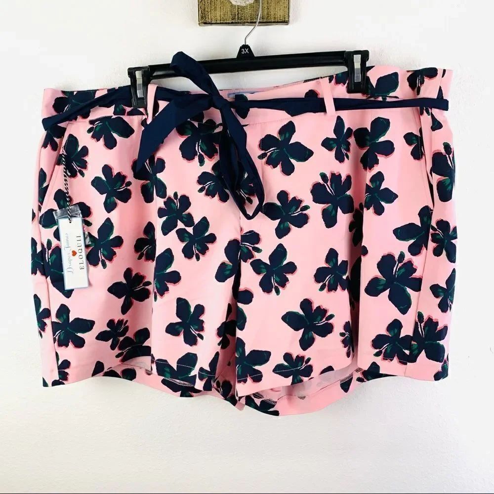 Draper James x Eloquii Floral Shorts